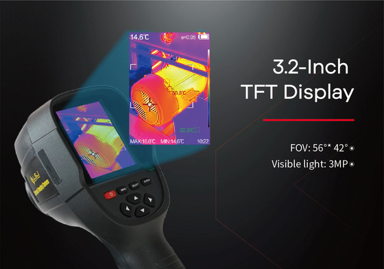 High Resolution Portable Industrial IR Thermal Imager Camera 256*192 Infrared Imaging Handheld and Accurate
