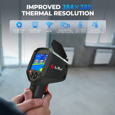 High Resolution 384*288 Industrial Use Handheld Thermal Imager Environmental Test Infrared Camera Scope Accessory