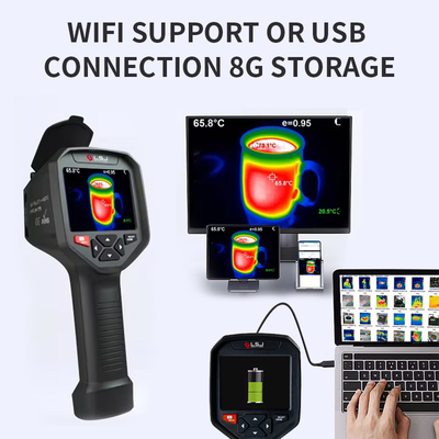 High Resolution 384*288 Industrial Use Handheld Thermal Imager Environmental Test Infrared Camera Scope Accessory