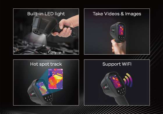 Portable Water Leak IR Thermographic Infrared Thermal Imager Camera with 256 * 192 Resolution & WiFi