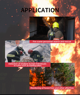 LSJ- Firefighting Thermal Imaging Camera -20℃-1200℃ Temperature Range for Fire and Rescue Service