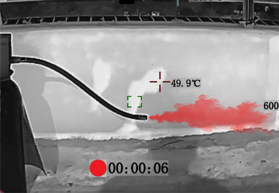 Multi-Purpose Thermal Imaging Infrared Gas Camera 30+ Chemicals Supported for Firefighting Applications