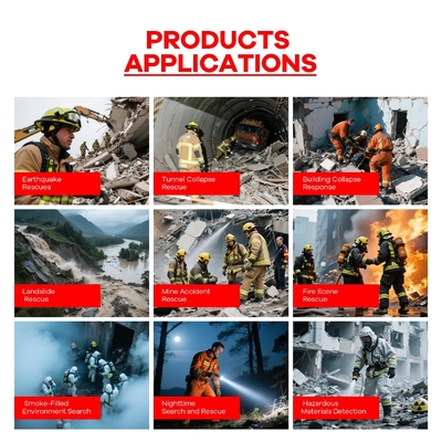 Thermal Imaging Infrared Gas Leak Detector for Fire Rescue and Chemical Safety